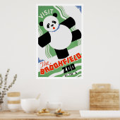 Panda Brookfield Zoo 1938 WPA Poster (Keuken)