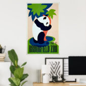 Panda Brookfield Zoo Poster (Thuiskantoor)