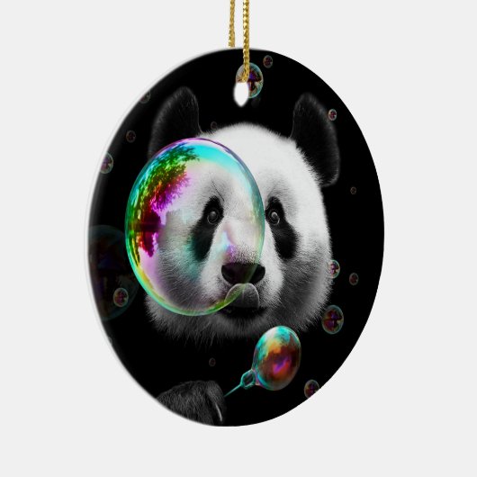 PANDA BUBBLE MAKER KERAMISCH ORNAMENT (Rechts)