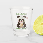 Panda Bubble thee Shot Glas (Voorkant)