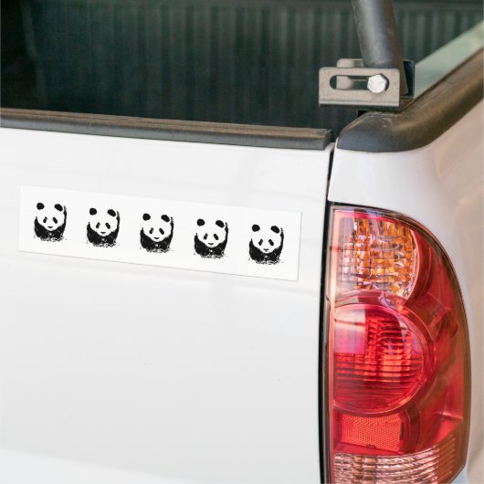 Panda Bumpersticker (Op Truck)