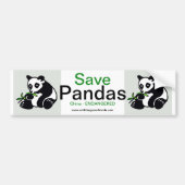 Panda - bumpersticker (Voorkant)