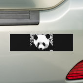 Panda Bumpersticker (Op auto)