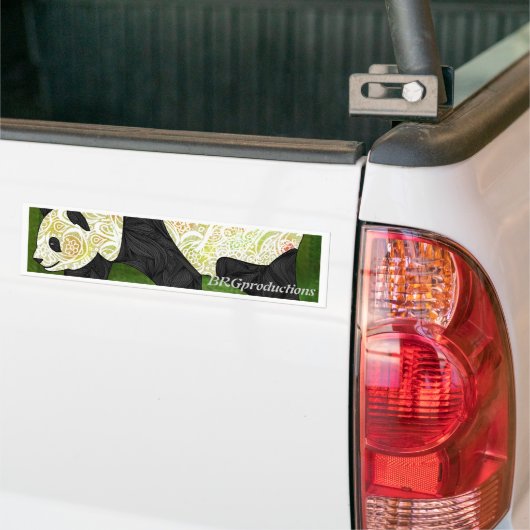 Panda Bumpersticker (Op Truck)