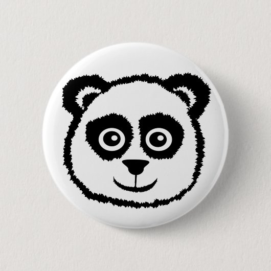 Panda Buttonnen Ronde Button 5,7 Cm (Voorkant)