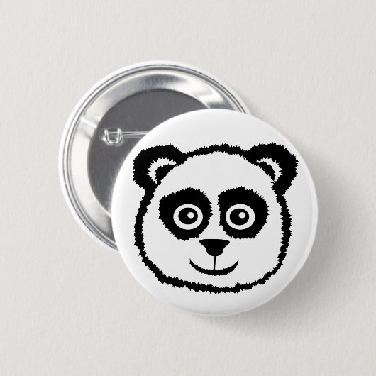 Panda Buttonnen Ronde Button 5,7 Cm (Voorkant /achterkant)
