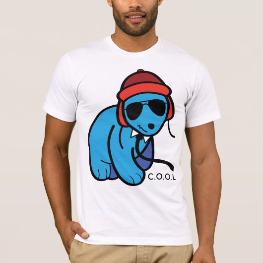 Panda, C.O.O.L. T-shirt (Voorkant)
