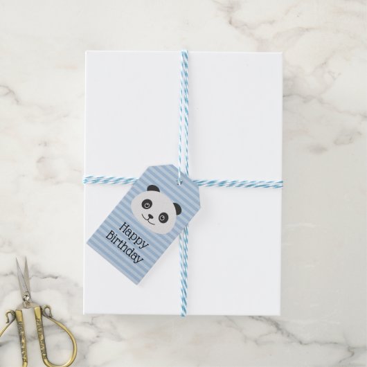 Panda Cadeaulabel (Met Touw)