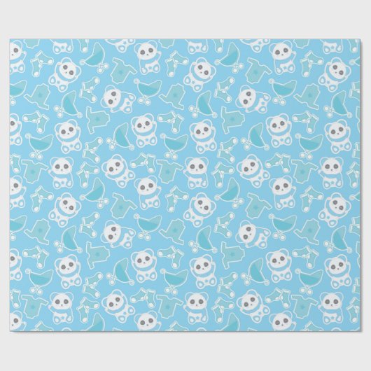 Panda Cadeaupapier (Vlak)