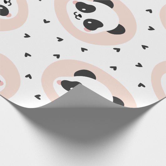 Panda Cadeaupapier (Hoek)