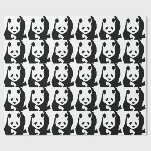 Panda Cadeaupapier (Vlak)