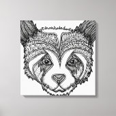 Panda Canvas Afdruk (Voorkant)