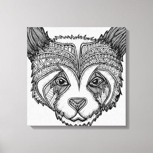 Panda Canvas Afdruk (Voorkant)