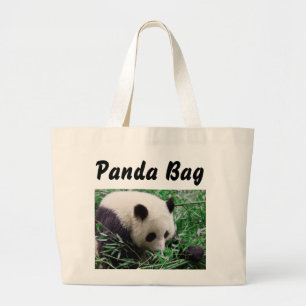 Panda Canvas tas