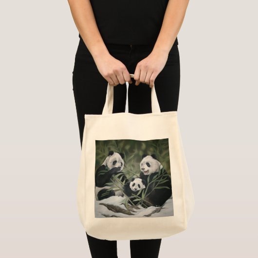 Panda Canvas tas (Voorkant (product))