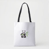 Panda canvas tas! tote bag (Voorkant)