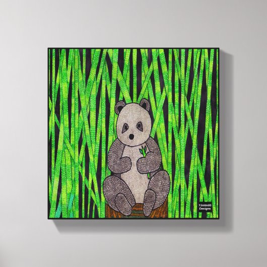 Panda - Canvasprint Canvas Afdruk (Voorkant)