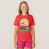 Panda Car T-shirt (Voorkant volledig)