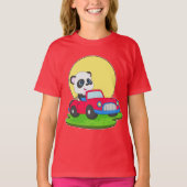 Panda Car T-shirt (Voorkant)
