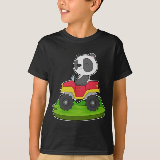 Panda Car T-shirt (Voorkant)