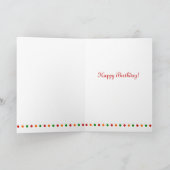 Panda Cartoon en cupcake verjaardag Kaart (Binnen)