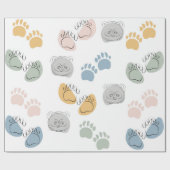 Panda Cartoon Kinder Baby wikkelen papier (Vlak)