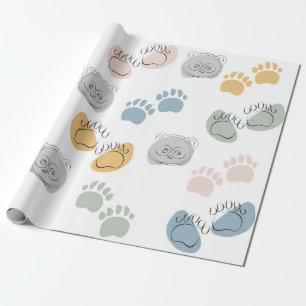 Panda Cartoon Kinder Baby wikkelen papier