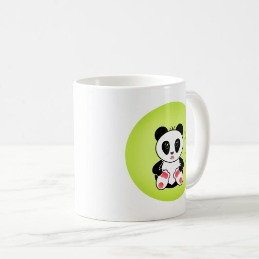 Panda, cartoon, kinderen koffiemok (Voorkant rechts)
