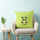 Panda, cartoon, kinderen kussen (Stoel)