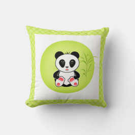 Panda, cartoon, kinderen kussen
