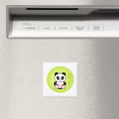Panda, cartoon, kinderen magneet (Insitu (Vaatwasser))