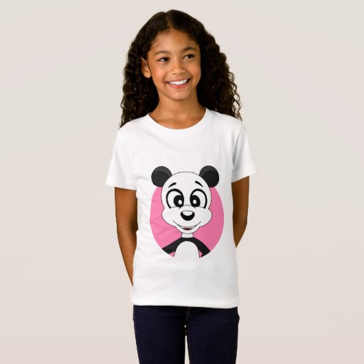 Panda cartoon T-Shirt (Voorkant volledig)
