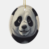 Panda Cartoon Tekenkunst Keramisch Ornament (Rechts)