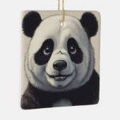 Panda Cartoon Tekenkunst Keramisch Ornament (Rechts)