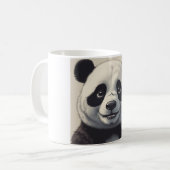 Panda Cartoon Tekenkunst Koffiemok (Voorkant links)