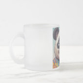 Panda Cartoon Tekenkunst Matglas Koffiemok (Links)