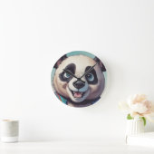 Panda Cartoon Tekenkunst Ronde Klok (Huis)