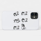 panda Case-Mate iPhone case (Achterkant (horizontaal))