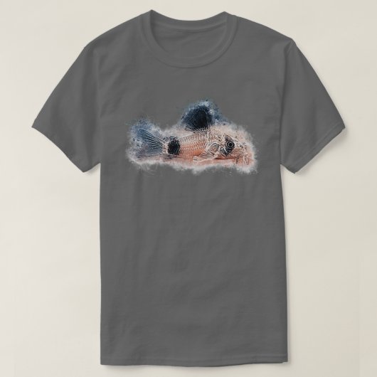 Panda catfish Corydoras panda T-shirt (Design voorkant)