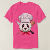 Panda Chef Wilde Panda Beer Dier, Koken Liefde T-shirt (Design voorkant)