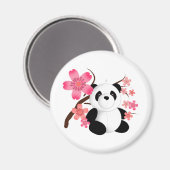 Panda Cherry Blossom Magneet (Voorkant / Achterkant)