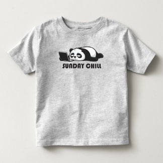 Panda Chillen Panda Liefhebber Kinder Shirts