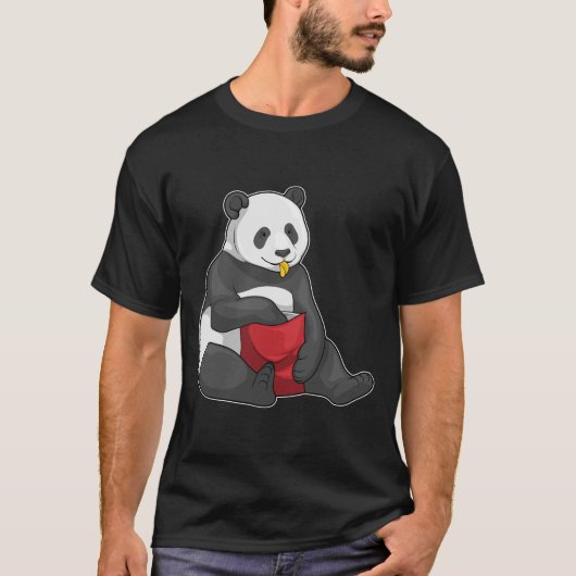 Panda Chips Zak Chips T-shirt (Voorkant)