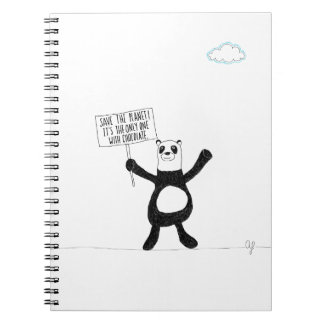 Panda Chocolate Notitieboek