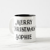 Panda Christmas-Mok Tweekleurige Koffiemok (Voorkant links)