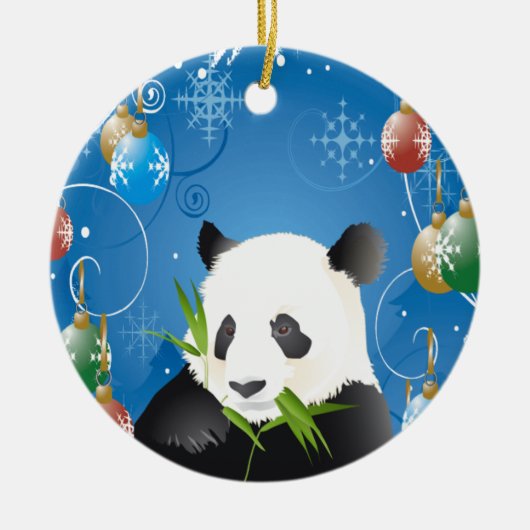 PANDA CHRISTMAS ORNAMENT (Voorkant)