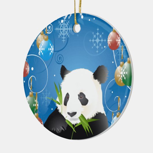 PANDA CHRISTMAS ORNAMENT (Links)
