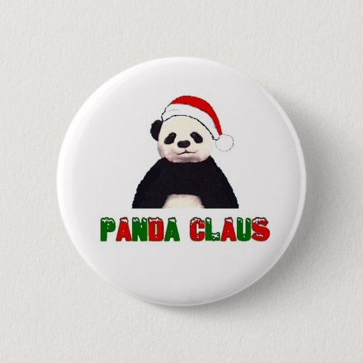 Panda Claus Button (Voorkant)