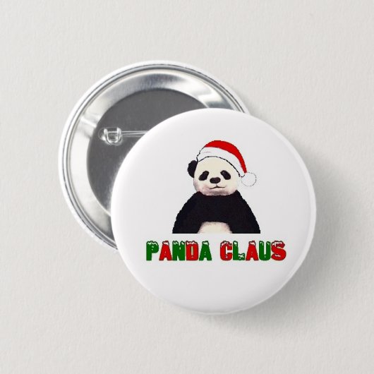 Panda Claus Button (Voorkant /achterkant)