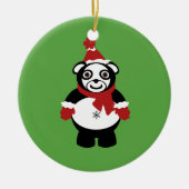 panda claus ornament (Voorkant)